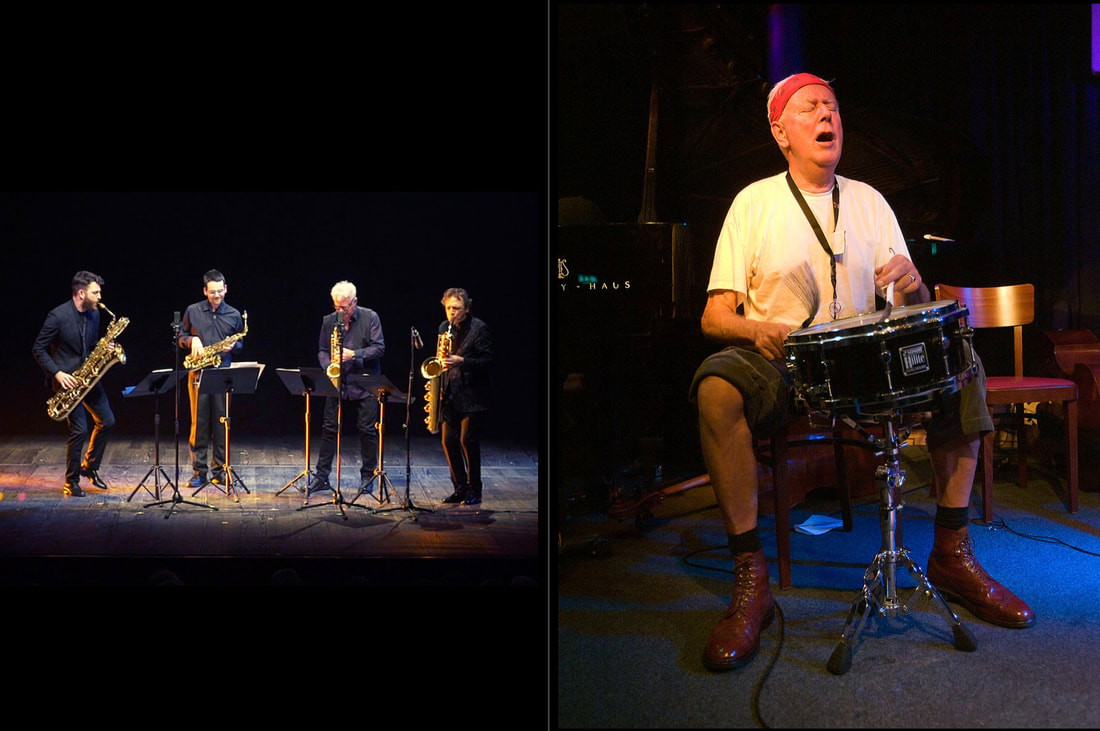 The Amsterdam Saxophone Quartet and Jan Bennink